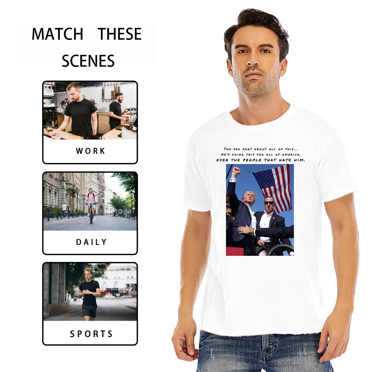 Unisex O-neck Short Sleeve T-shirt | 180GSM Cotton (DTF)