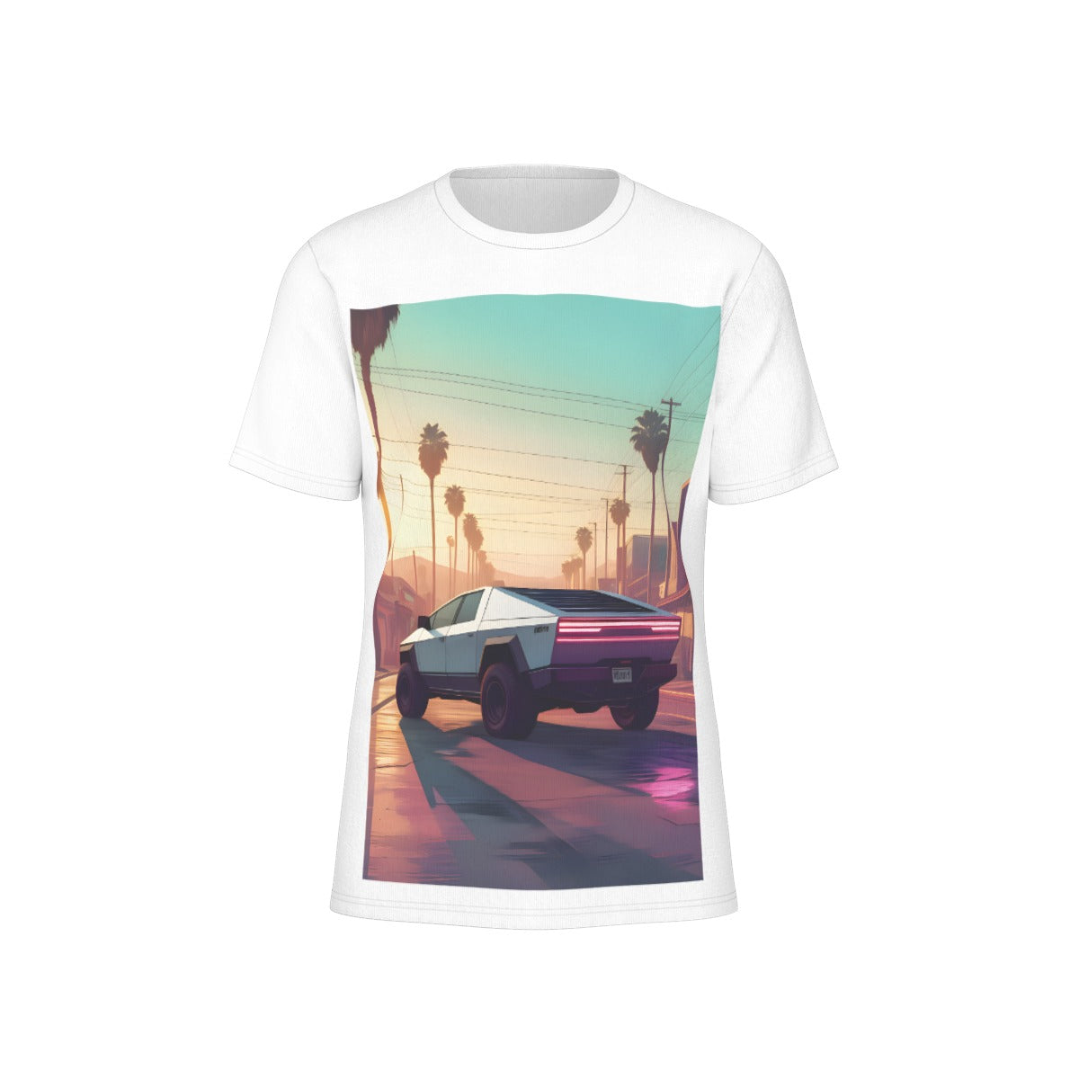 All-Over Print Men's O-Neck T-Shirt | 190GSM Cotton