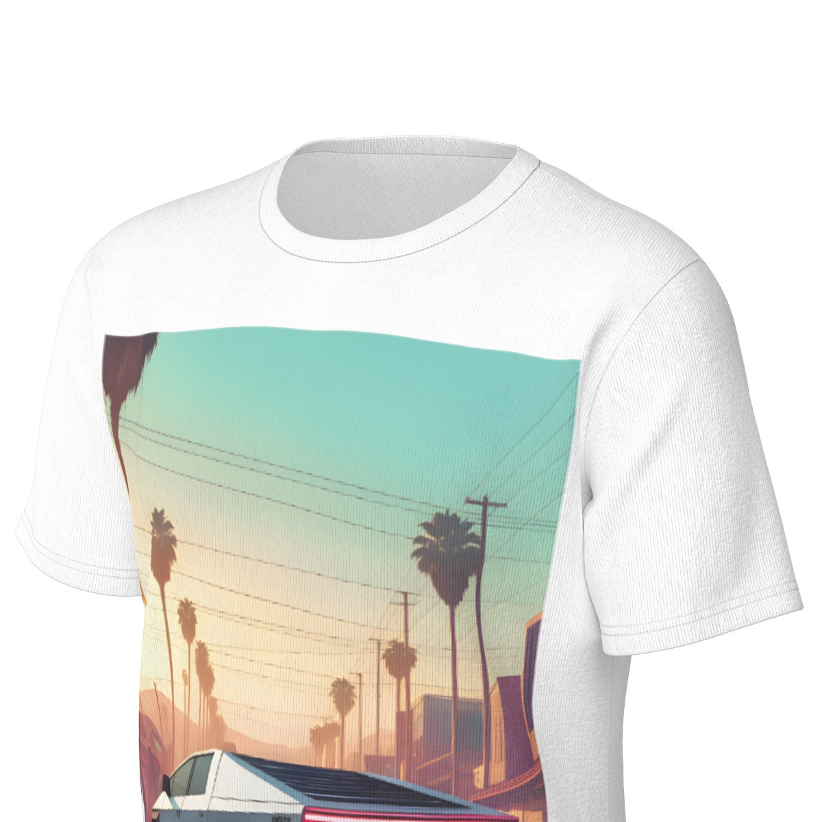 All-Over Print Men's O-Neck T-Shirt | 190GSM Cotton